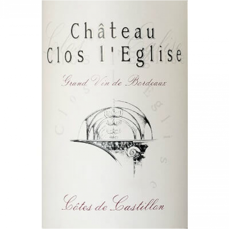 Clos L'Eglise Castillon 2003 (12x75cl)