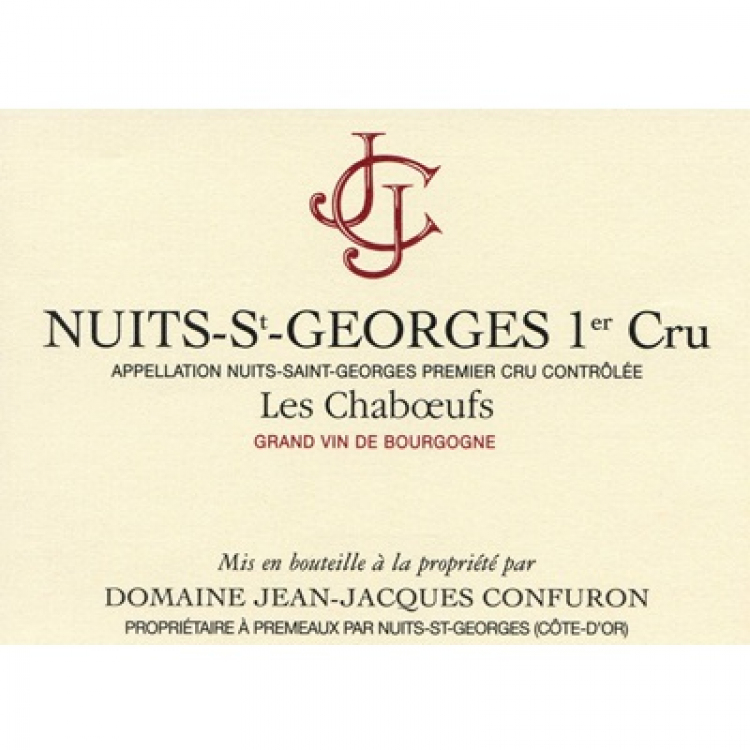 Jean-Jacques Confuron Nuits-Saint-Georges 1er Cru Les Chaboeufs 2019 (6x75cl)