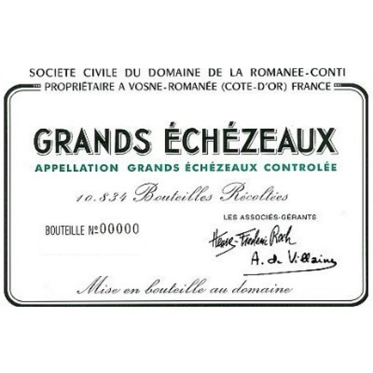 Domaine de la Romanee-Conti Grands Echezeaux Grand Cru 2002 (6x75cl)