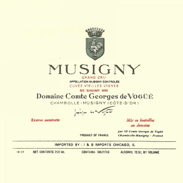 Comte Georges de Vogue Musigny Grand Cru Blanc 2017 (6x75cl)
