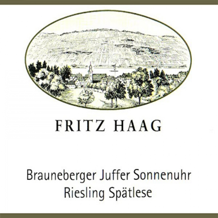 Fritz Haag Brauneberger Juffer Sonnenuhr Riesling Spatlese 2019 (6x75cl)