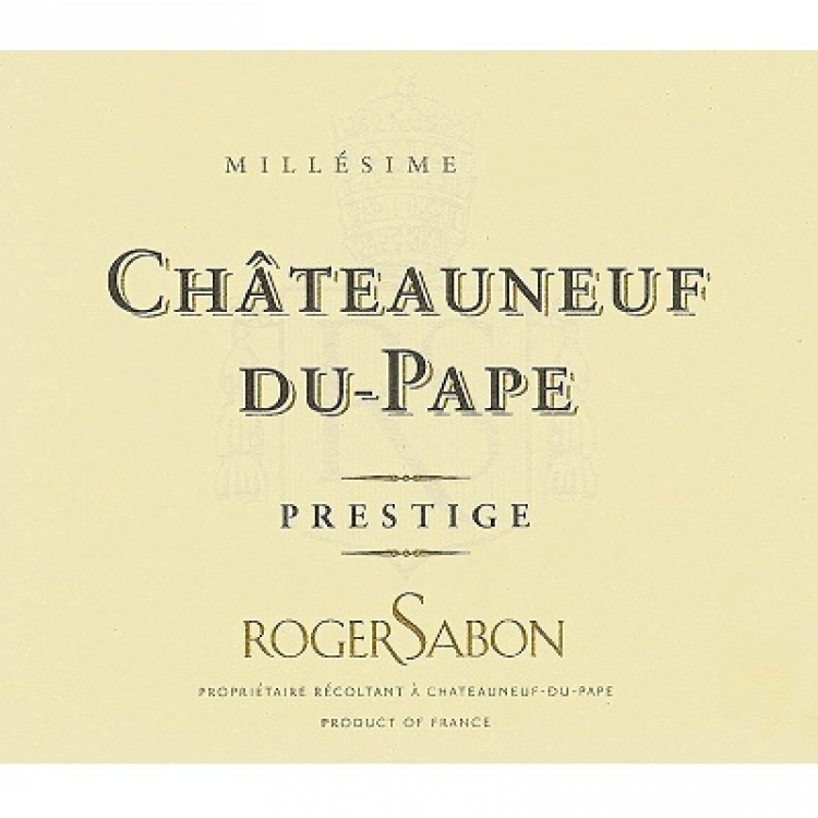 Roger Sabon Chateauneuf-du-Pape Cuvee Prestige 2016 (6x75cl)
