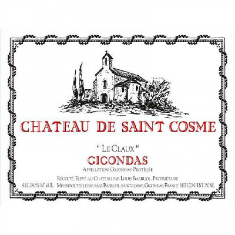Saint Cosme Gigondas Le Claux 2013 (6x75cl)