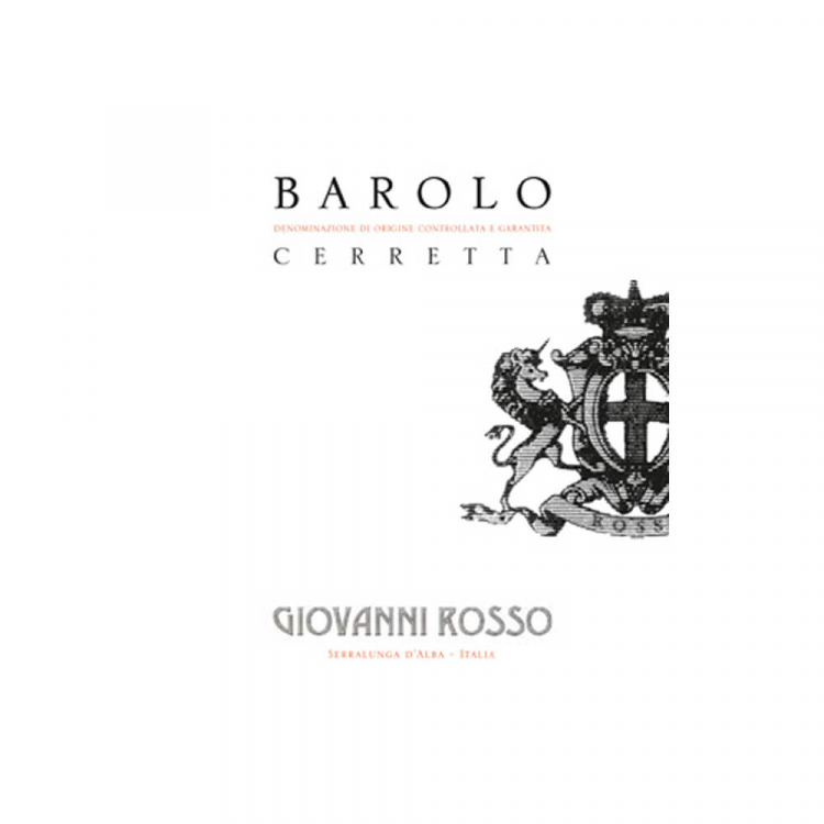 Giovanni Rosso Barolo Cerretta 2018 (6x75cl)