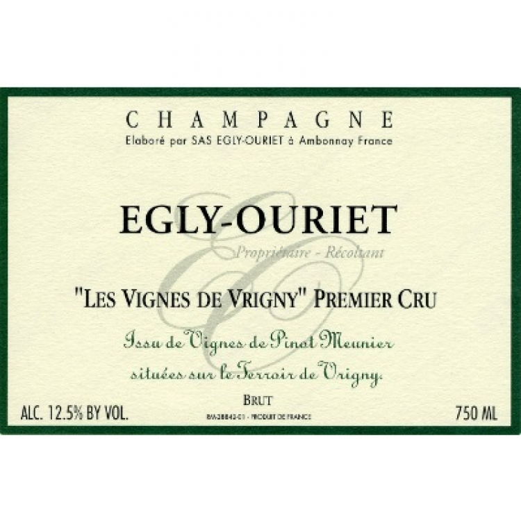 Egly-Ouriet Les Vignes de Vrigny 1er Cru Brut NV (6x75cl)