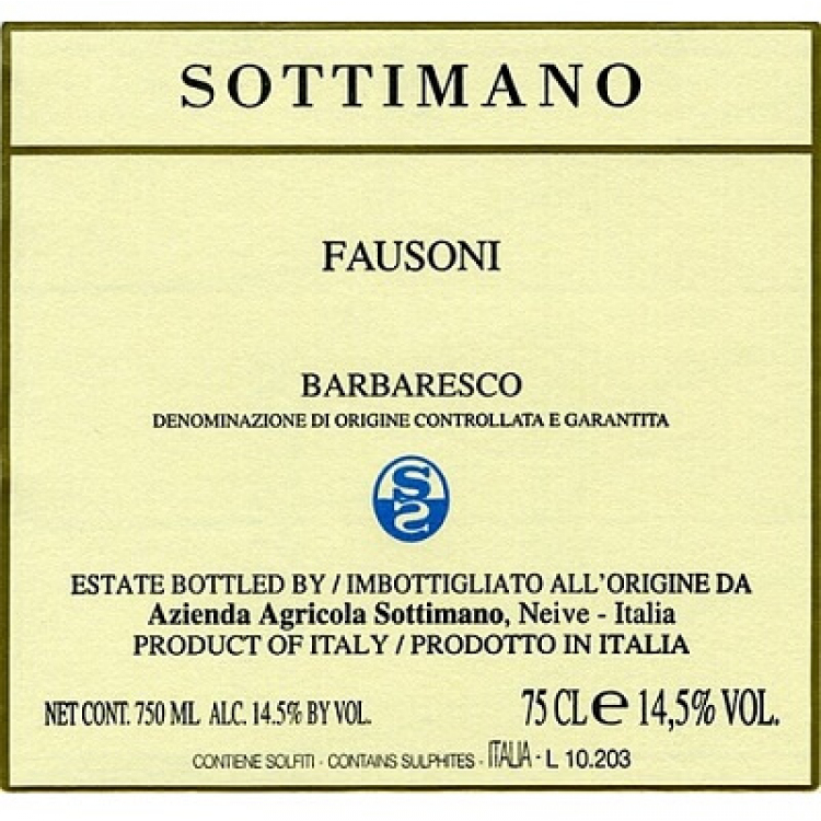 Sottimano Barbaresco Fausoni 2018 (6x75cl)