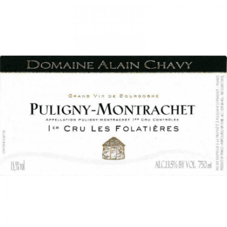 Alain Chavy Puligny-Montrachet 1er Cru Les Folatieres 2016 (3x150cl)