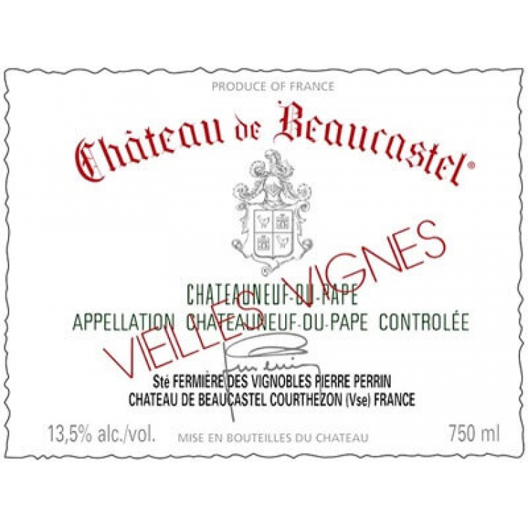 Beaucastel Chateauneuf-du-Pape Blanc Roussanne VV 2021 (3x75cl)