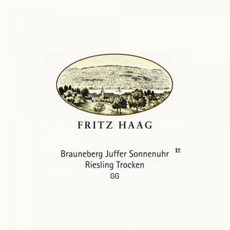 Fritz Haag Brauneberger Juffer Sonnenuhr Riesling Trocken GG 2019 (6x75cl)