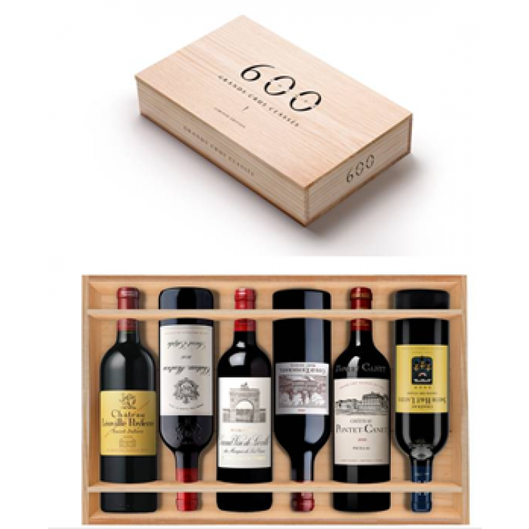 600 Points Grands Crus Classes Assortment Case 2009, 2010 and 2016 (6x75cl)