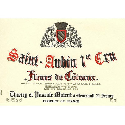 Matrot Saint-Aubin 1er Cru Fleurs de Coteaux 2011 (12x75cl) Matrot Saint-Aubin 1er Cru Fleurs de Coteaux 2011 (12x75cl)