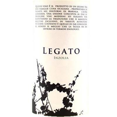 Legato Inzolia 2018 (6x75cl) Legato Inzolia 2018 (6x75cl)