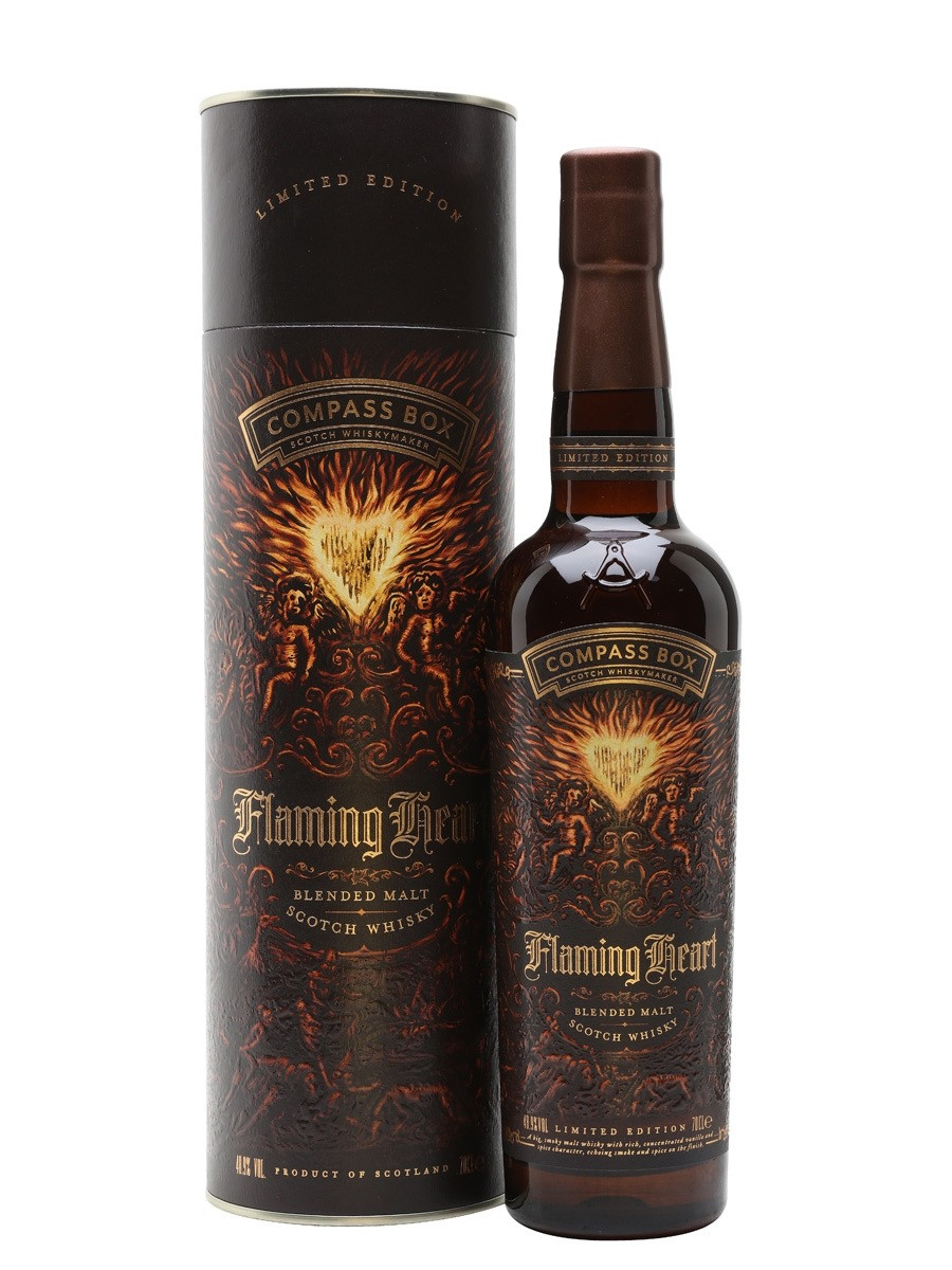 Compass Box Blended Malt Flaming Heart NV (1x70cl) Compass Box Blended Malt Flaming Heart NV (1x70cl)