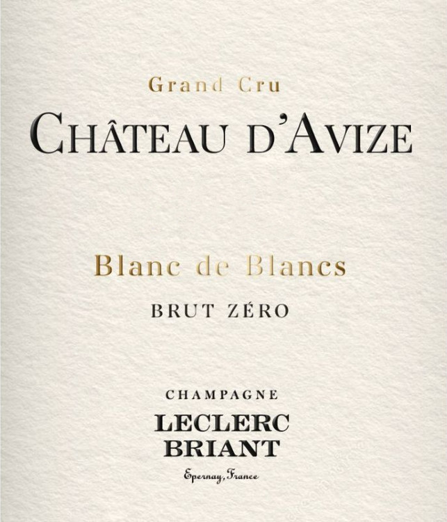 Leclerc Briant Chateau Davize Blanc De Blancs Brut Zero Grand Cru 2012 3x75cl United Kingdom 