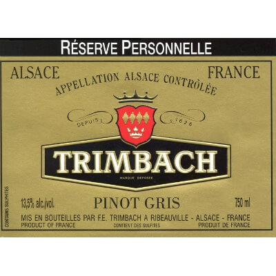 Trimbach Pinot Gris Reserve Personnelle 1995 (1x75cl)