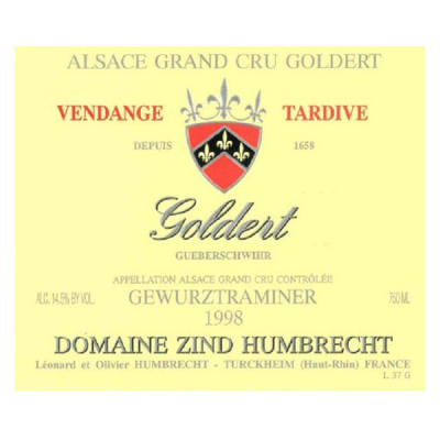 Zind Humbrecht Gewurztraminer Goldert VT 2005 (12x37.5cl)