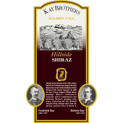 Kay Brothers Hillside Shiraz 2004 (6x75cl)