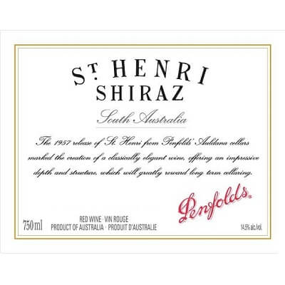 Penfolds St Henri Shiraz 2021 (6x75cl)
