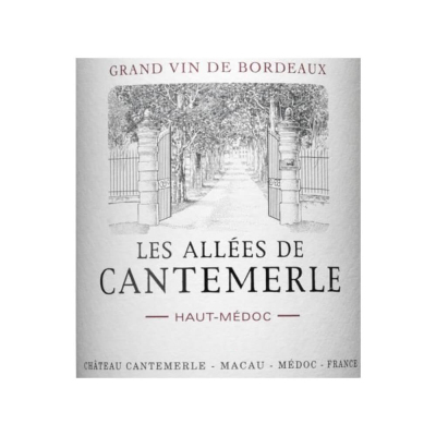 Les Allees de Cantemerle 2019 (12x75cl)