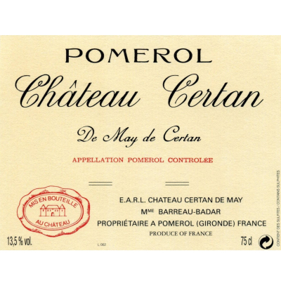 Certan de May 2012 (6x75cl)