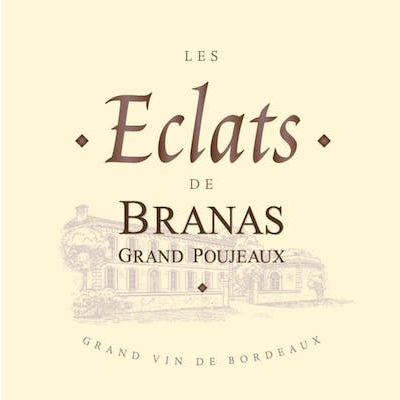Les Eclats de Branas Grand Poujeaux 2014 (6x75cl)