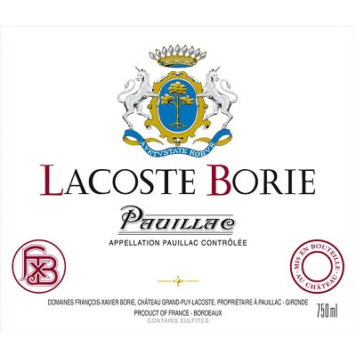 Lacoste Borie 2015 (12x75cl)