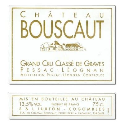 Bouscaut Blanc 2018 (12x75cl)