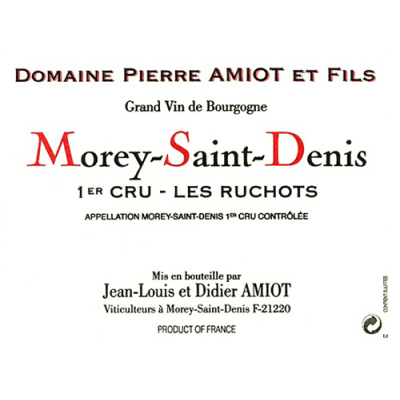 Pierre Amiot Morey Saint Denis 1er Cru Les Ruchots 2020 (6x75cl)