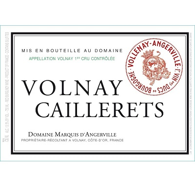 Marquis d'Angerville Volnay 1er Cru Caillerets 2018 (6x75cl)
