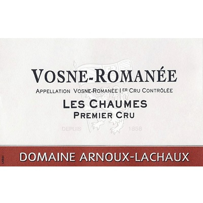 Arnoux-Lachaux Vosne-Romanee 1er Cru Les Chaumes 2016 (6x75cl)