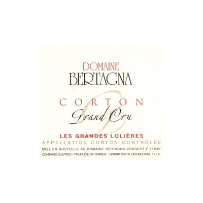 Bertagna Corton Grand Cru Les Grandes Lolieres 2019 (6x75cl)