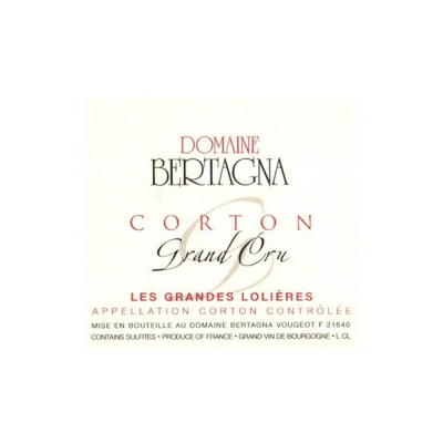 Bertagna Corton Grand Cru Les Grandes Lolieres 2018 (6x75cl)