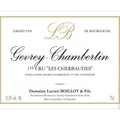 Louis Boillot Gevrey Chambertin 1er Cru Les Cherbaudes 2016 (6x75cl)