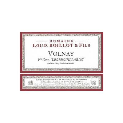Louis Boillot Volnay 1er Cru Les Brouillards 2019 (12x75cl)