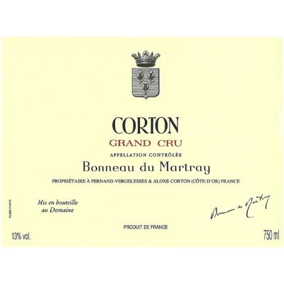 Bonneau du Martray Corton Grand Cru 2017 (1x150cl)