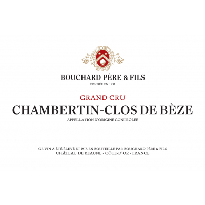 Bouchard Pere & Fils Chambertin-Clos-de-Beze Grand Cru 2019 (6x75cl)