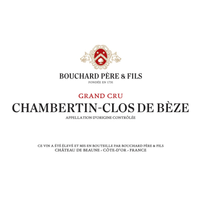 Bouchard Pere & Fils Chambertin-Clos-de-Beze Grand Cru 2022 (3x75cl)