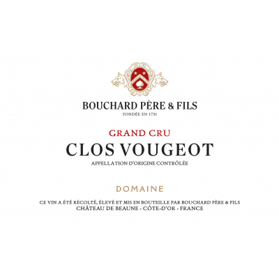 Bouchard Pere & Fils Clos de Vougeot Grand Cru 2018 (3x75cl)