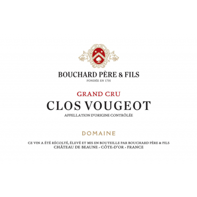 Bouchard Pere & Fils Clos de Vougeot Grand Cru 2020 (6x75cl)