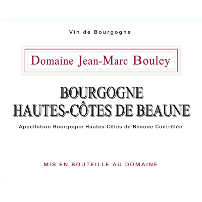 Jean-Marc Bouley Hautes Cotes De Beaune Rouge 2018 (6x75cl)
