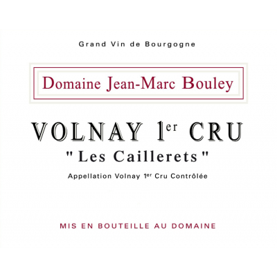 Jean-Marc Bouley Volnay 1er Cru Les Caillerets 2012 (6x75cl)