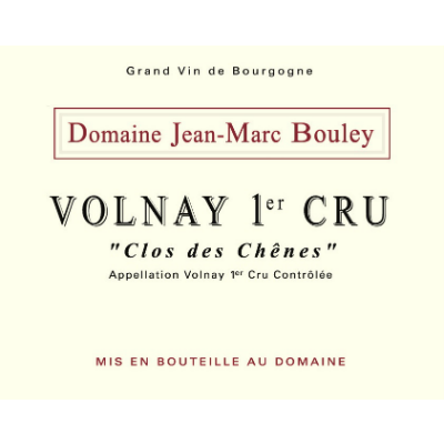 Jean-Marc Bouley Volnay 1er Cru Clos des Chenes 2017 (6x75cl)