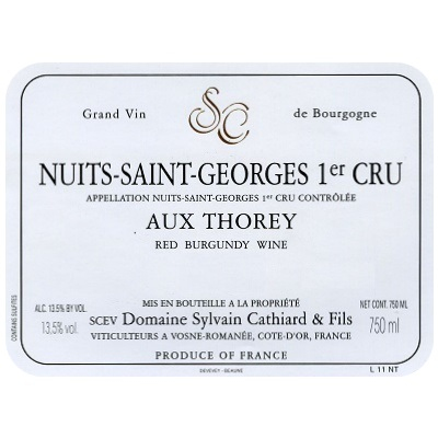 Sylvain Cathiard Nuits-Saint-Georges 1er Cru Aux Thorey 2012 (6x75cl)