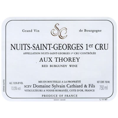Sylvain Cathiard Nuits-Saint-Georges 1er Cru Aux Thorey 2017 (3x75cl)