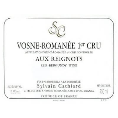 Sylvain Cathiard Vosne-Romanee 1er Cru Aux Reignots 2009 (3x75cl)