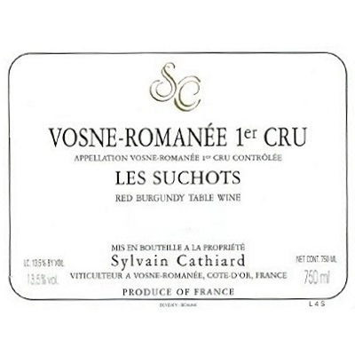 Sylvain Cathiard Vosne-Romanee 1er Cru Les Suchots 2011 (6x75cl)