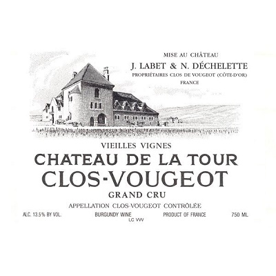 Chateau de la Tour Clos de Vougeot Grand Cru VV 2012 (6x75cl)
