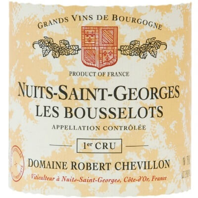 Robert Chevillon Nuits-Saint-Georges 1er Cru Les Bousselots 2014 (6x75cl)