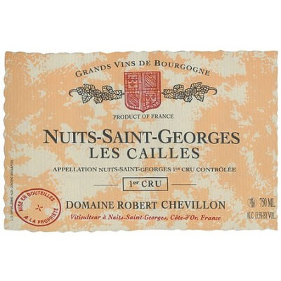 Robert Chevillon Nuits-Saint-Georges 1er Cru Les Cailles 2008 (12x75cl)