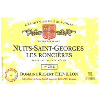 Robert Chevillon Nuits-Saint-Georges 1er Cru Les Roncieres 2012 (6x75cl)